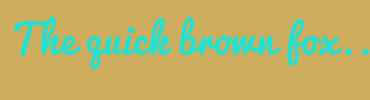 Image with Font Color 23E1D0 and Background Color CEAD5E